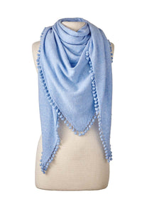 CAPTIVA CASHMERE POM POM WRAP